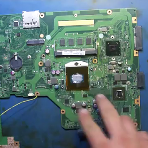 ноутбука ASUS X75VB. Отвал хаба
